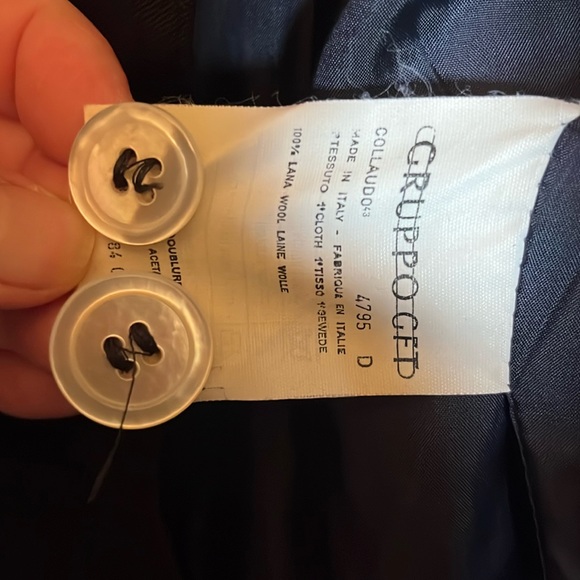 Valentino Miss V Vintage Navy Jacket - Picture 7 of 12